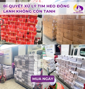 KỸ THUẬT SƠ CHẾ TIM HEO CHUẨN ĐẦU BẾP