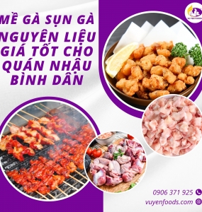 MỀ GÀ SỤN GÀ GIÁ RẺ CHO QUÁN NHẬU
