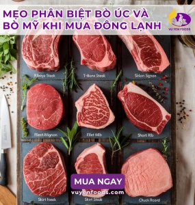 PHÂN BIỆT BÒ MỸ VÀ BÒ ÚC