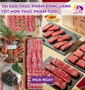 THỰC PHẨM ĐÔNG LẠNH CÓ TỐT HƠN THỰC PHẨM TƯƠI KHÔNG