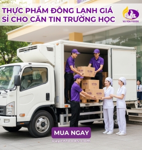 KHO SỈ THỊT ĐÔNG LẠNH GIÁ RẺ CHO CĂN TIN TRƯỜNG HỌC