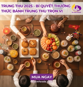MÓN NGON KẾT HỢP CÙNG BÁNH TRUNG THU