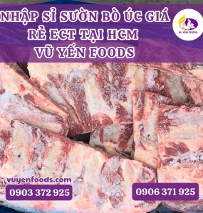 KHO SỈ HÀNG ĐÔNG LẠNH SƯỜN BÒ ECT GIÁ RẺ TẠI HCM