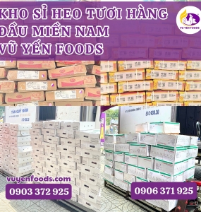 NGUỒN THỊT HEO TƯƠI SỈ LỚN TẠI MIỀN NAM