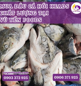 ĐẦU CÁ HỒI HEADS ĐÔNG LẠNH GIÁ RẺ TẠI TPHCM