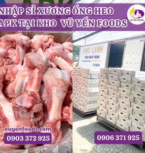 XƯƠNG ỐNG HEO APK NHẬP KHẨU CHO NHÀ HÀNG QUÁN ĂN
